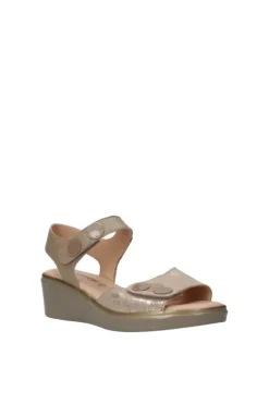 Confort Sandalo zeppa 7308 Champagne