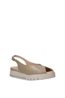 Confort Sandalo zeppa 7300 Champagne