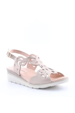 Confort Sandalo zeppa 7250 Champagne