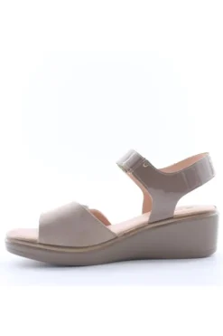 Confort Sandalo zeppa 7262 Champagne