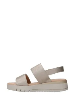 Confort Sandalo zeppa 7258 Champagne