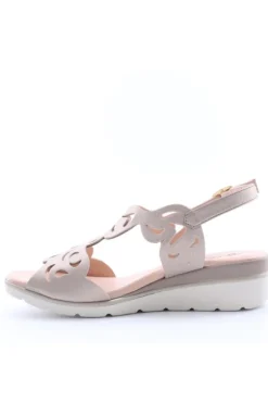 Confort Sandalo zeppa 7250 Champagne