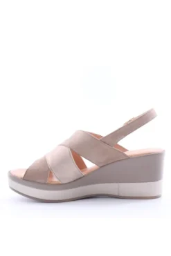 Confort Sandalo zeppa 7329 Champagne