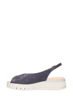 Confort Sandalo zeppa 7337 Navy