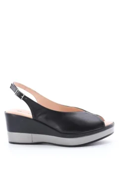 Confort Sandalo zeppa 7300 Nero