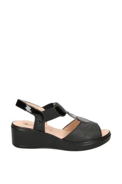 Confort Sandalo zeppa 7307 Nero