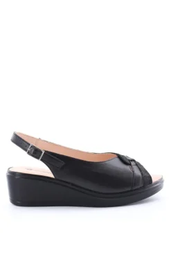 Confort Sandalo zeppa 7206 Nero