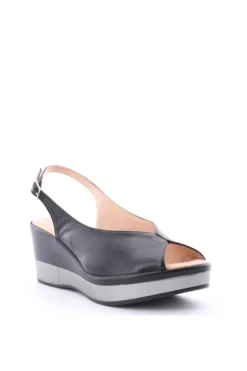 Confort Sandalo zeppa 7300 Nero