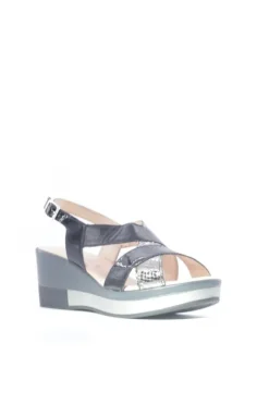 Confort Sandalo zeppa 7253 Nero