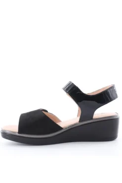 Confort Sandalo zeppa 7262 Nero