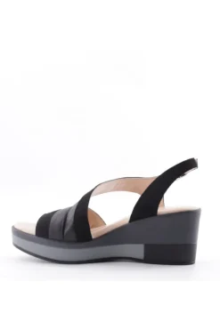 Confort Sandalo zeppa 7236 Nero