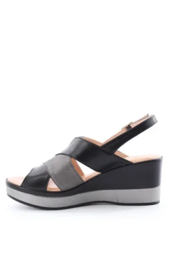 Confort Sandalo zeppa 7329 Nero