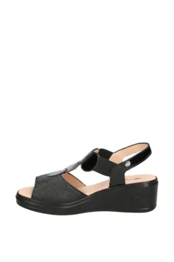 Confort Sandalo zeppa 7307 Nero