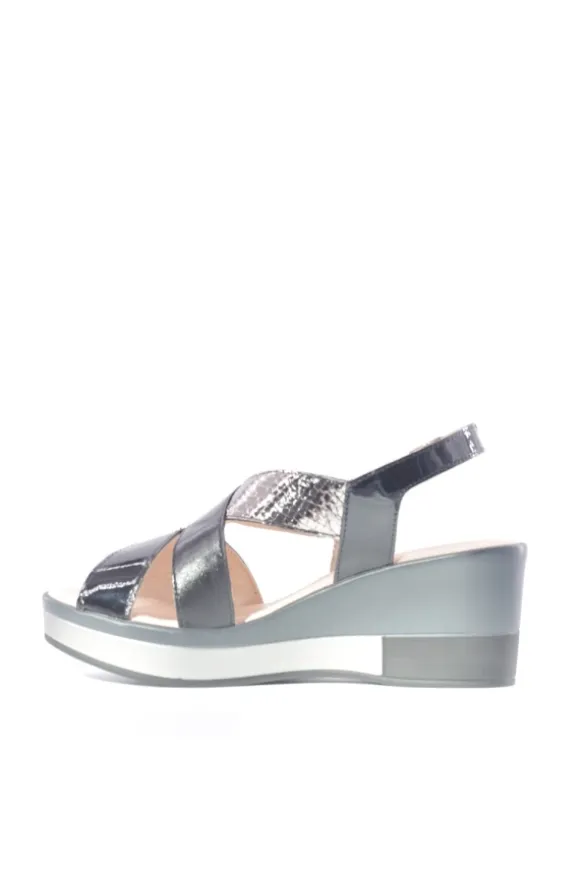 Confort Sandalo zeppa 7253 Nero