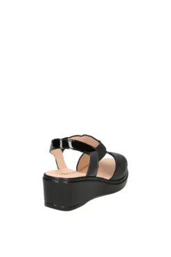 Confort Sandalo zeppa 7307 Nero