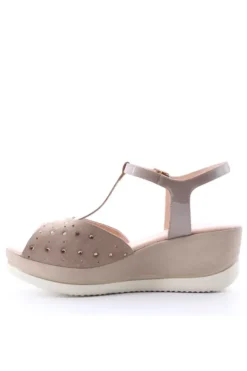 Confort Sandalo zeppa 7170 Tortora