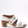 Donnaflo Sandalo tacco 0161 White