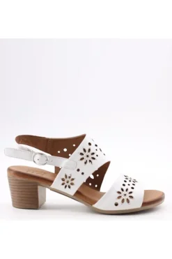 Donnaflo Sandalo tacco 0161 White