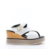 Donnaflo Sandalo zeppa 98207 Bianco
