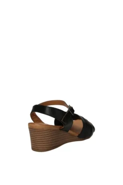 Donnaflo Sandalo zeppa 0266 Black