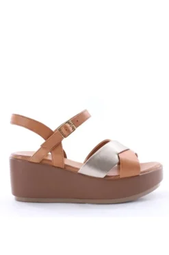 Donnaflo Sandalo zeppa 0243 Coconut