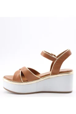 Donnaflo Sandalo zeppa 0249 Coconut