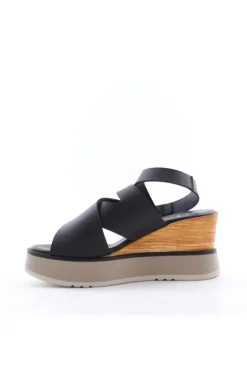 Donnaflo Sandalo zeppa 98207 Nero