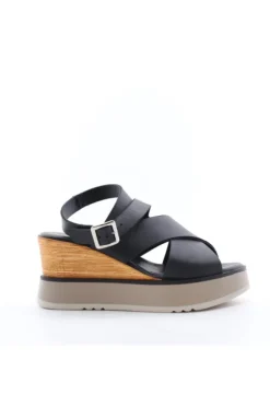 Donnaflo Sandalo zeppa 98207 Nero