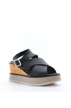 Donnaflo Sandalo zeppa 98207 Nero