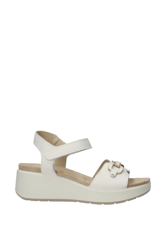 Enval Sandalo zeppa 77921 Bianco