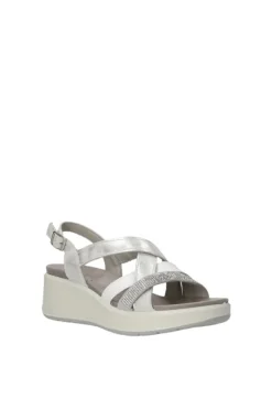 Enval Sandalo zeppa 57959 Bianco