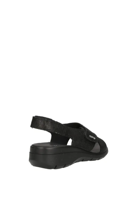 Enval Sandalo zeppa 77769 Nero