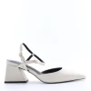 Enzamarchese Sandalo tacco 46135 Off white