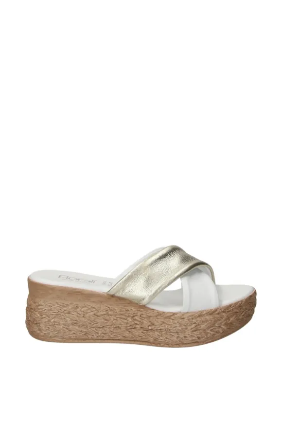 Florali Ciabatta X3322 Biaplatino