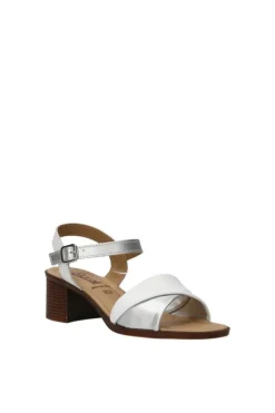 Florali Sandalo tacco Mn09 Arge/bianc