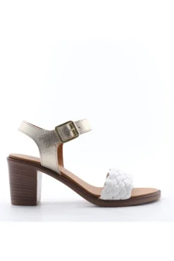 Florali Sandalo tacco Mt05 Bianco