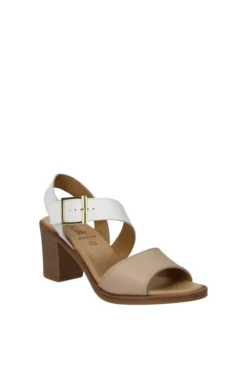 Florali Sandalo tacco Mt64 Nude