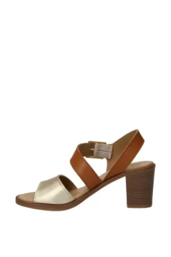 Florali Sandalo tacco Mt64 Platino