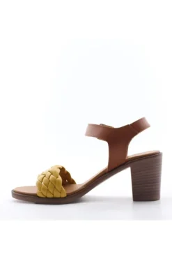 Florali Sandalo tacco Mt05 Senape