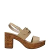 Florali Sandalo tacco T3475 Beige
