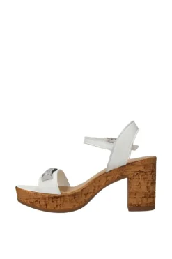 Florali Sandalo tacco T3461 Bianco