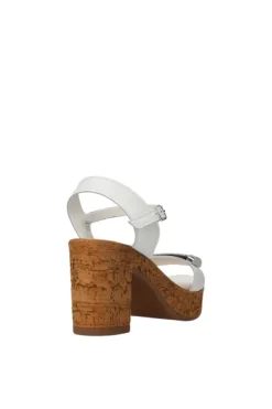Florali Sandalo tacco T3461 Bianco