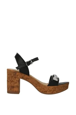 Florali Sandalo tacco T3461 Nero