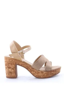 Florali Sandalo tacco T3284 Taupe