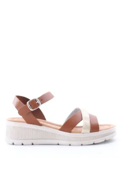 Florali Sandalo zeppa 1862 Cuoio