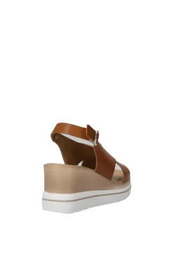 Florali Sandalo zeppa 05502 Cuoio