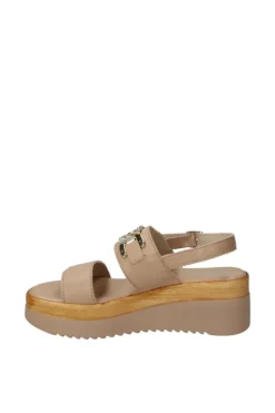 Florali Sandalo zeppa A3475 Beige