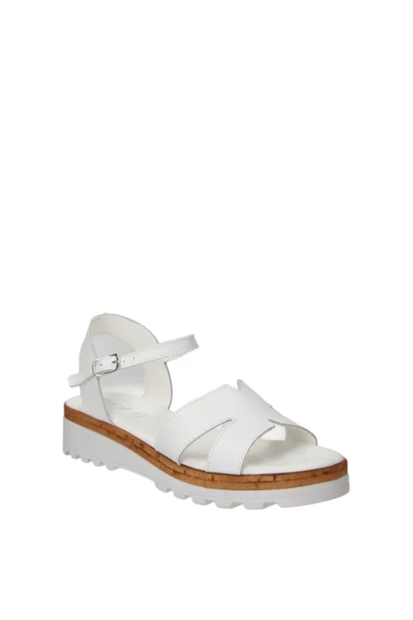 Florali Sandalo zeppa C3284 Bianco