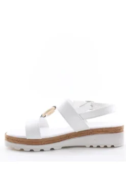 Florali Sandalo zeppa C2450 Bianco