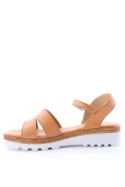 Florali Sandalo zeppa C3284 Cuoio